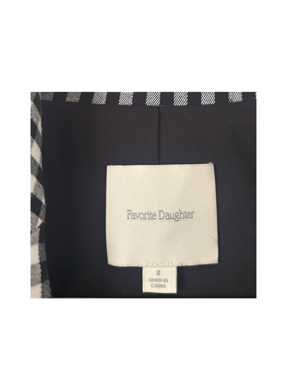 Favorite Daughter Gingham Blazer - Picture 4 of 4